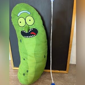 Pickle Rick Character Plush Pillow